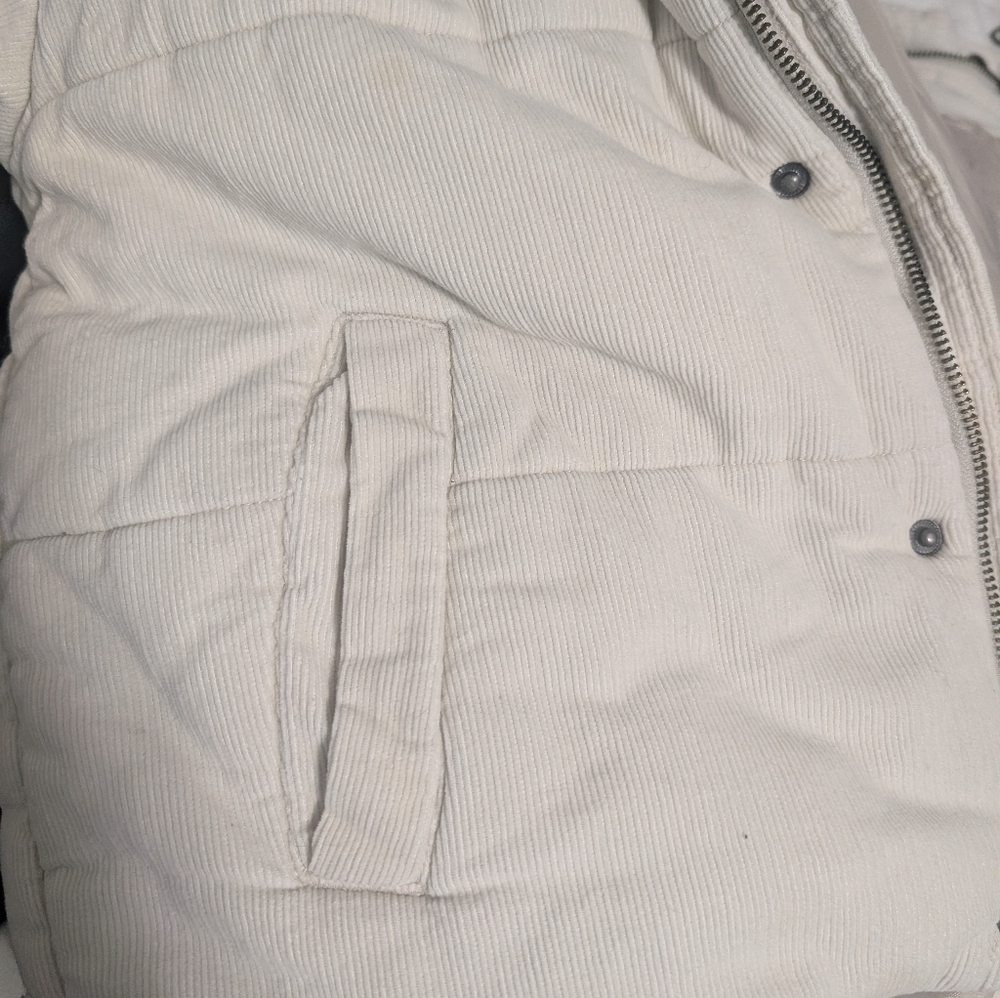 RVCA Eezeh Corduroy Puffer Jacket Size Small - Picture 11 of 16